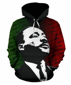African Hoodie - African-American Martin Luther King Hoodie