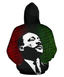 African Hoodie - African-American Martin Luther King Hoodie