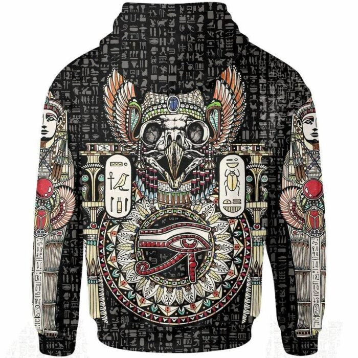 African Hoodie – Anubis And Bastet Egyptian Hoodie