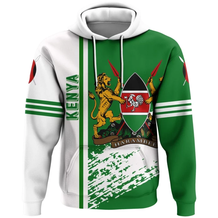 African Hoodie – Kenya Quarter Style Hoodie