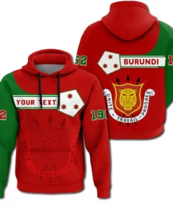 African Hoodie – (Custom) Burundi Hoodie Pentagon Style Hoodie