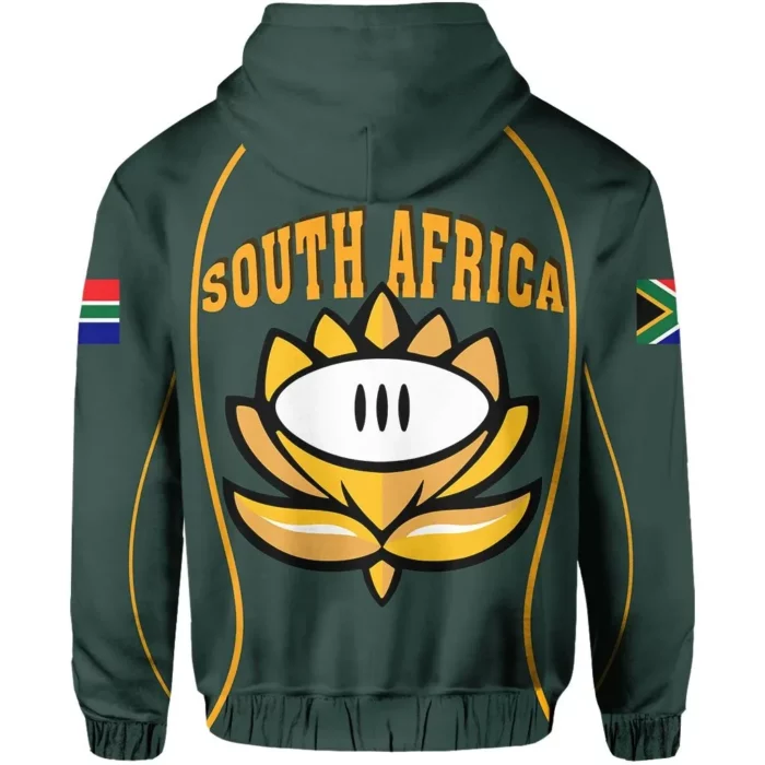 African Hoodie – South Africa Gel Style Green Hoodie