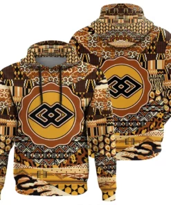 African Hoodie – Epa Adinkra Leo Style Hoodie