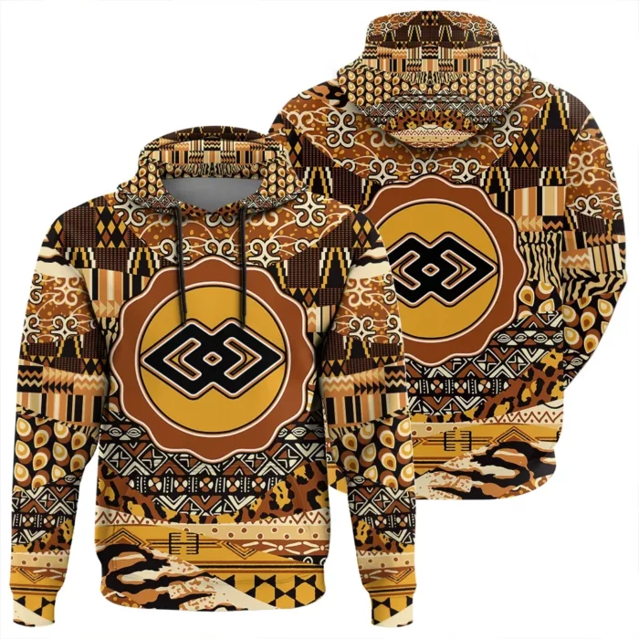 African Hoodie – Epa Adinkra Leo Style Hoodie