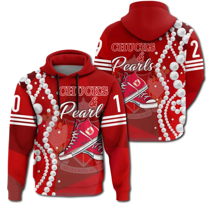 African Hoodie – Delta Iota Delta K.H Pearls Hoodie