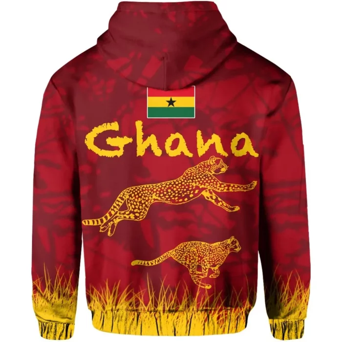 African Hoodie – Ghana Panther Hoodie