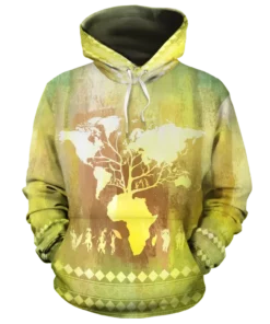 African Hoodie – Root Africa Fleece All-over Hoodie
