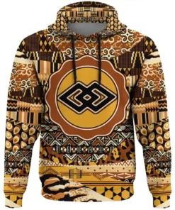 African Hoodie - Epa Adinkra Leo Style Hoodie