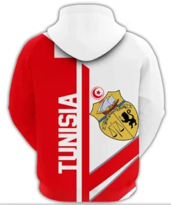 African Hoodie - Tunisia Half Concept Hoodie