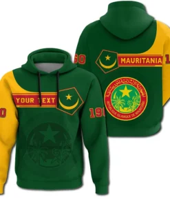 African Hoodie – (Custom) Mauritania Hoodie Pentagon Style Hoodie