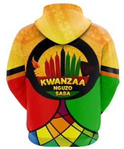 African Hoodie - Kwanzaa Nguzo Saba Hoodie