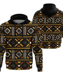 African Hoodie – Brownie Bogolan Hoodie