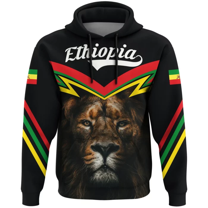 African Hoodie – Ethiopia Lion Roar Hoodie