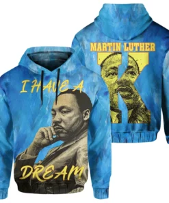 African Hoodie – Africa I Have A Dream Martin Luther...
