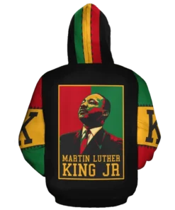 African Hoodie - BLM Martin Luther King Retro Hoodie
