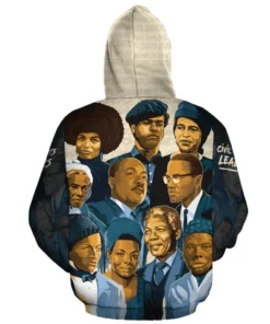African Hoodie - Civil Rights Leaders 4 Hoodie