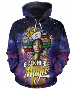 African Hoodie – Black Nurse Magic Hoodie