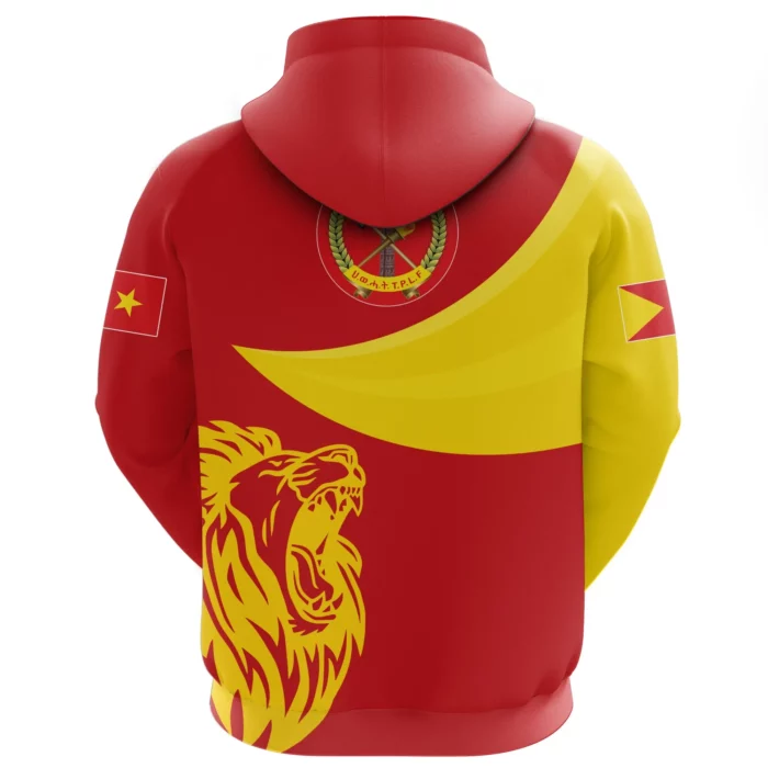 African Hoodie – Tigray Coat Of Arms Flag Lion Hoodie