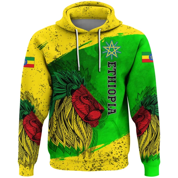 African Hoodie – Ethiopia Lion New Style Hoodie