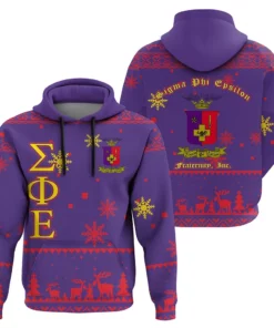 African Hoodie – Christmas Letters Fraternity Sigma Phi Epsilon Hoodie