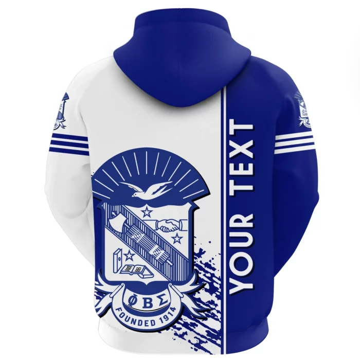 African Hoodie – Personalized Phi Beta Sigma Hoodie Quarter Style Hoodie