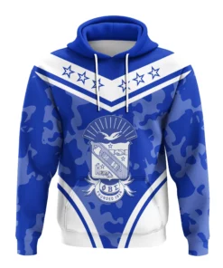 African Hoodie - Phi Beta Sigma Camouflage Hoodie