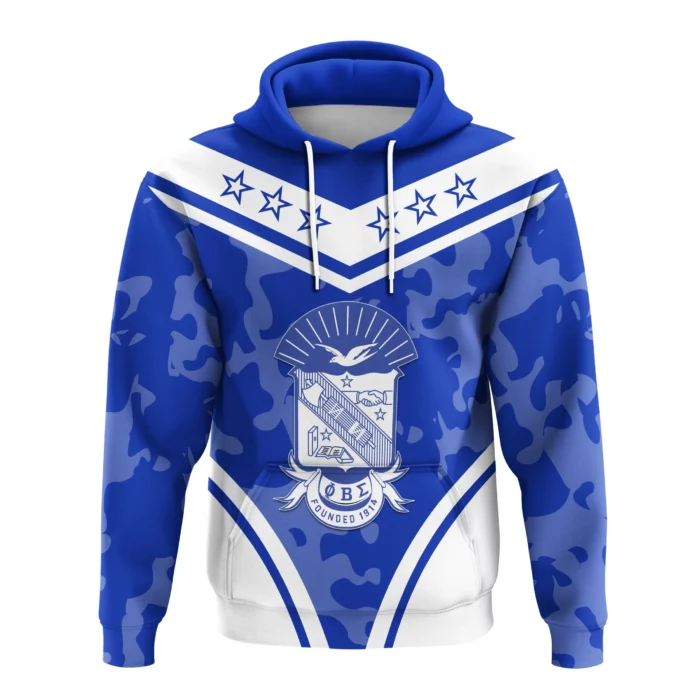 African Hoodie – Phi Beta Sigma Camouflage Hoodie