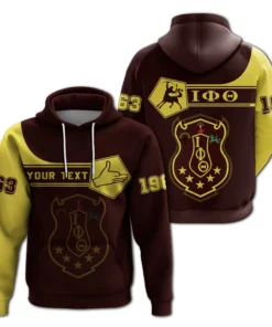 African Hoodie – Personalised Iota Phi Theta Simple Style Hoodie