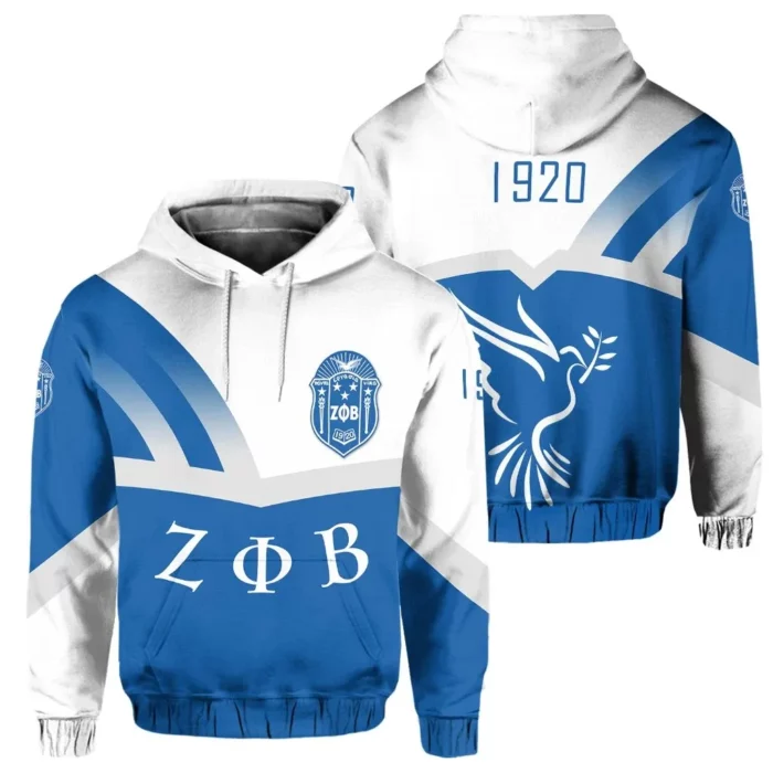 African Hoodie – Zeta Phi Beta 120 Dove Prime Style Hoodie