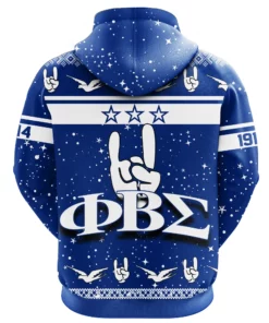 African Hoodie - Phi Beta Sigma Christmas Hoodie