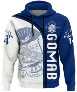 African Hoodie - Personalised Phi Beta Sigma In My Heart Hoodie