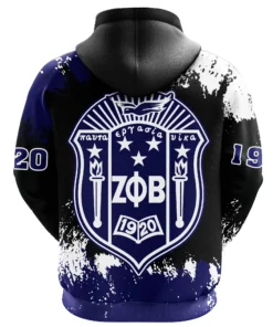 African Hoodie - Zeta Phi Beta Hoodie Face Style Hoodie