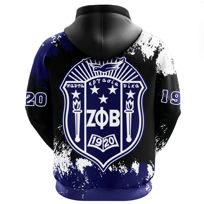 African Hoodie – Zeta Phi Beta Hoodie Face Style Hoodie