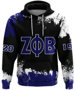 African Hoodie - Zeta Phi Beta Hoodie Face Style Hoodie