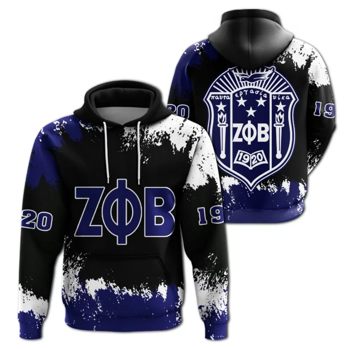 African Hoodie – Zeta Phi Beta Hoodie Face Style Hoodie