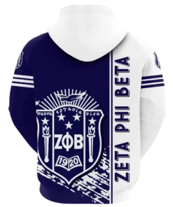 African Hoodie - Zeta Phi Beta Hoodie Quarter Style Hoodie