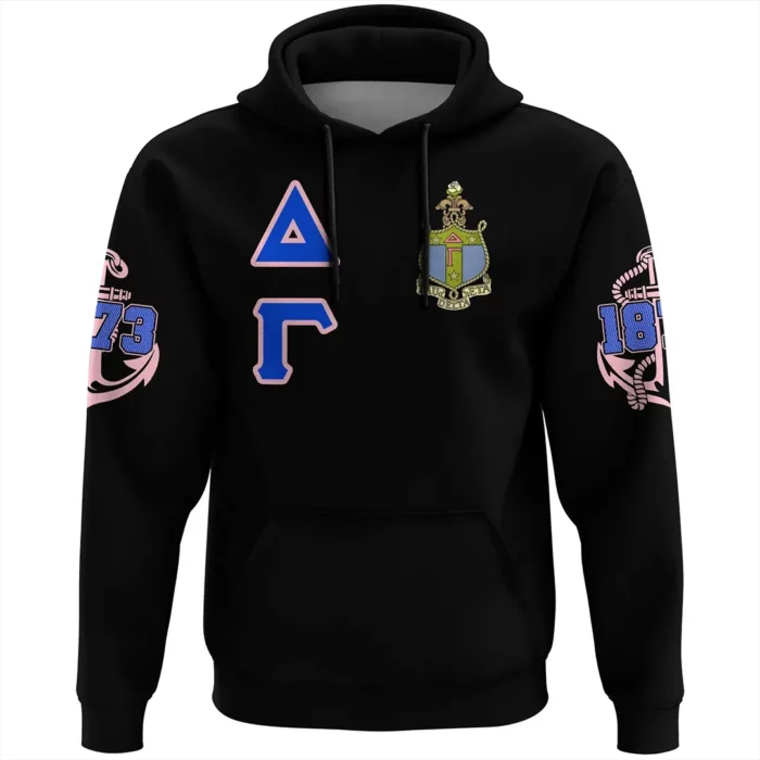 African Hoodie – Delta Gamma Letters Hoodie