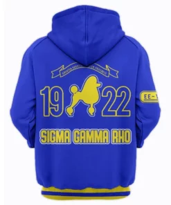 African Hoodie - Greater Service And Greater Progress Sigma Gamma Rho Hoodie