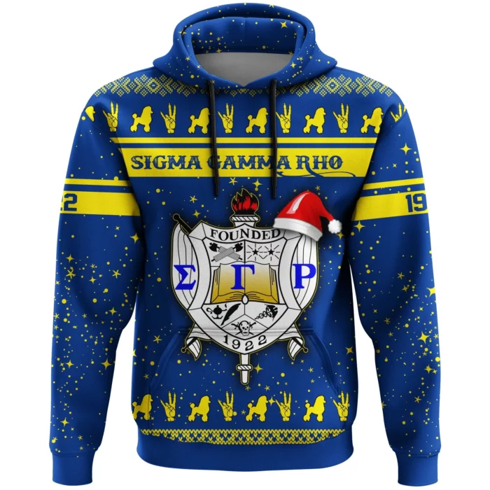 African Hoodie – Sigma Gamma Rho Christmas Hoodie