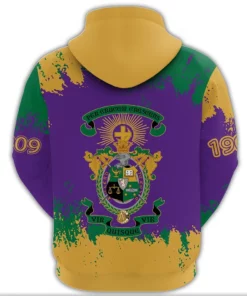 African Hoodie - Lambda Chi Alpha Face Style Hoodie