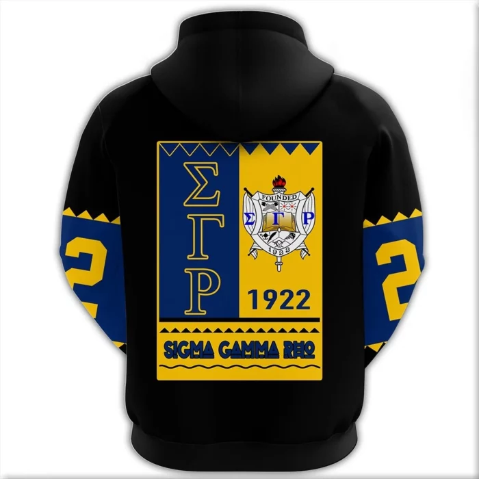 African Hoodie – Sigma Gamma Rho Black Style Hoodie