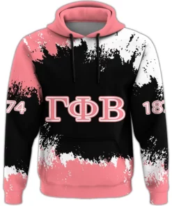 African Hoodie - Gamma Phi Beta Face Style Hoodie