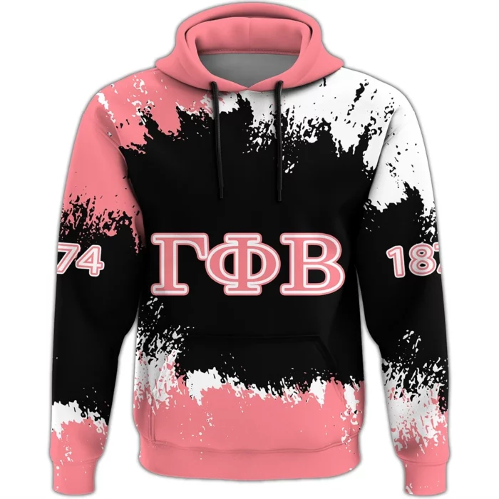 African Hoodie – Gamma Phi Beta Face Style Hoodie