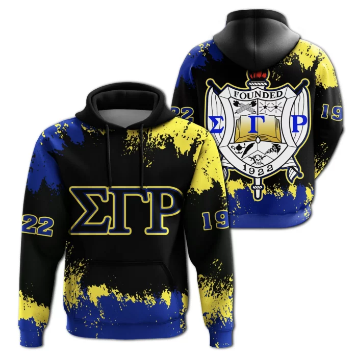 African Hoodie – Sigma Gamma Rho Face Style Hoodie