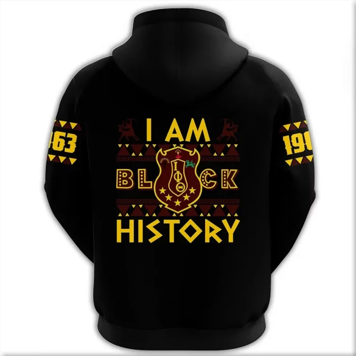 African Hoodie – I Am Black History Iota Phi Theta Hoodie