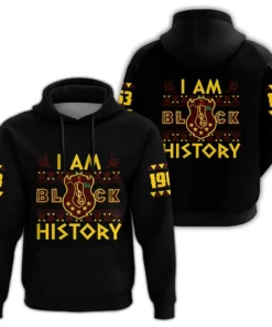 African Hoodie – I Am Black History Iota Phi Theta...