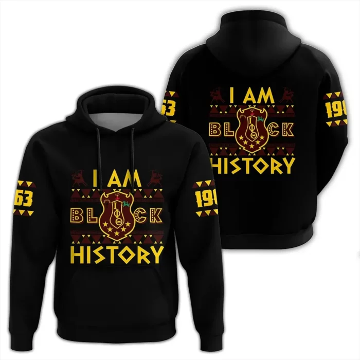 African Hoodie – I Am Black History Iota Phi Theta Hoodie