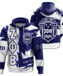 African Hoodie – Zeta Phi Beta Note Style Hoodie