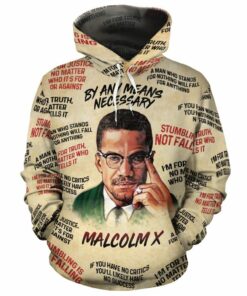 African Hoodie – Malcolm X The Leader Hoodie