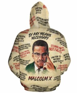 African Hoodie - Malcolm X The Leader Hoodie